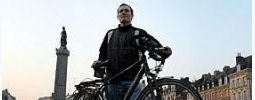 270 km à vélo pour un meeting : Jean Midy, nez dans le guidon pour Mélenchon